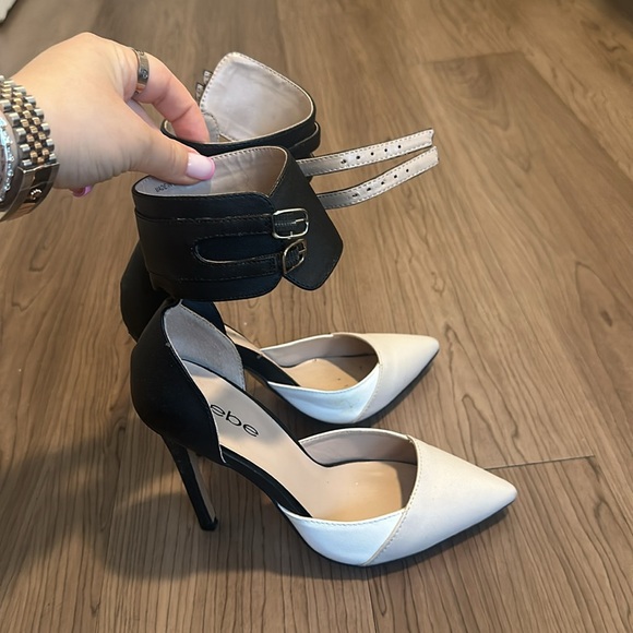 Bebe multi color high heels size 5 - Picture 6 of 7